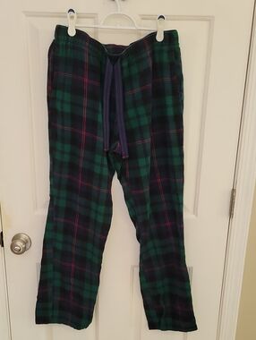 Old Navy Green and Navy Plaid Pajama Pants